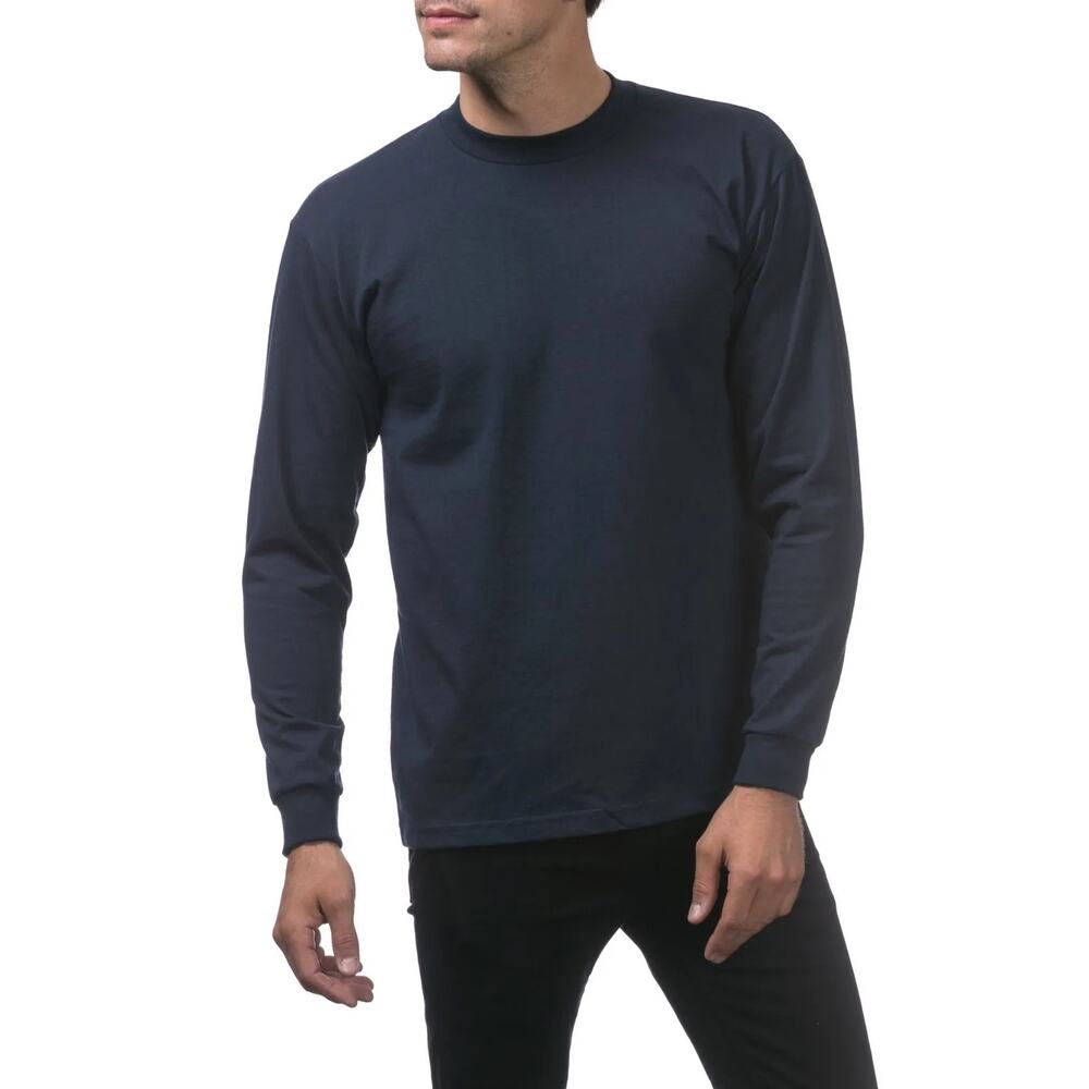 Pro 5 Super Heavyweight Long Sleeve T-Shirt Dark Gray Large